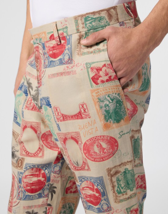 брюки прямые  из проверенных материалов спереди