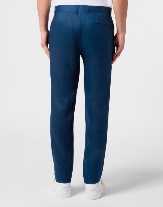 брюки прямые  из италии вид сбоку