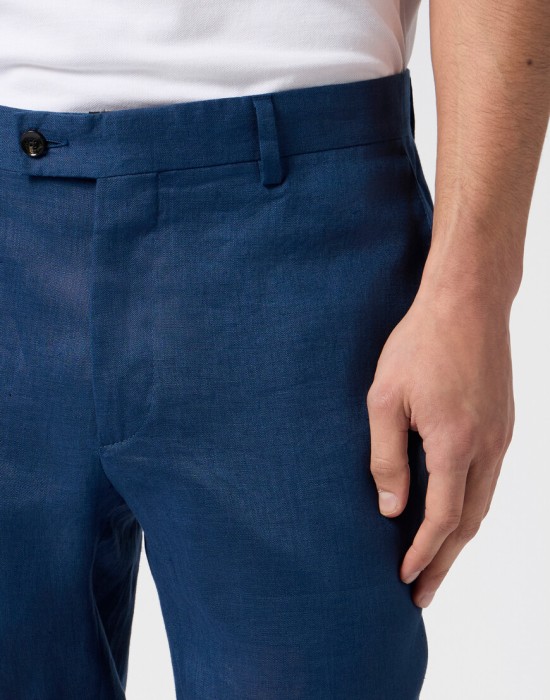 брюки прямые  из проверенных материалов спереди