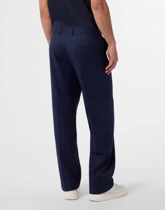 брюки прямые  из италии вид сбоку