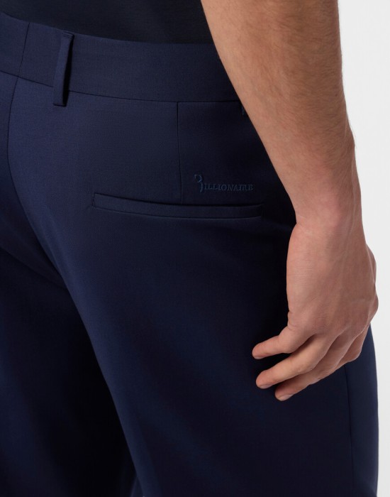 брюки прямые  из проверенных материалов спереди