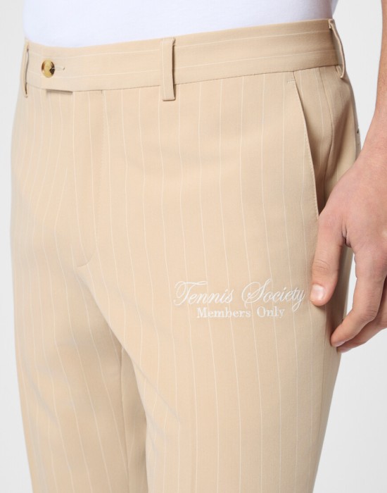 брюки прямые  из проверенных материалов спереди