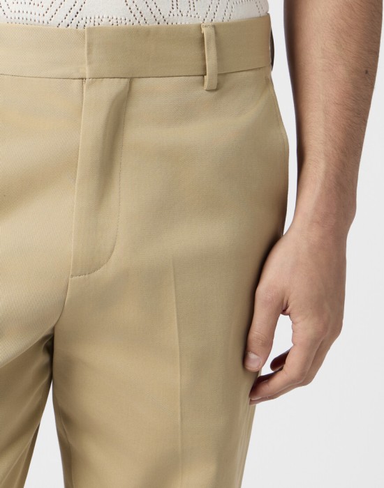 брюки прямые  из проверенных материалов спереди