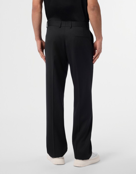 брюки прямые  из италии вид сбоку