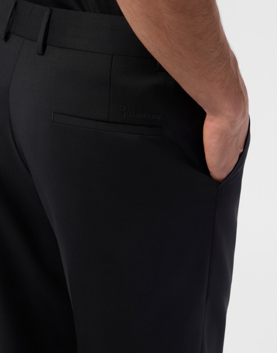 брюки прямые  из проверенных материалов спереди