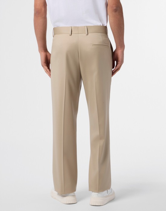 брюки прямые  из италии вид сбоку