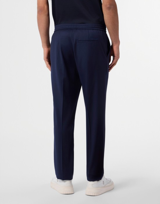 брюки прямые  из италии вид сбоку