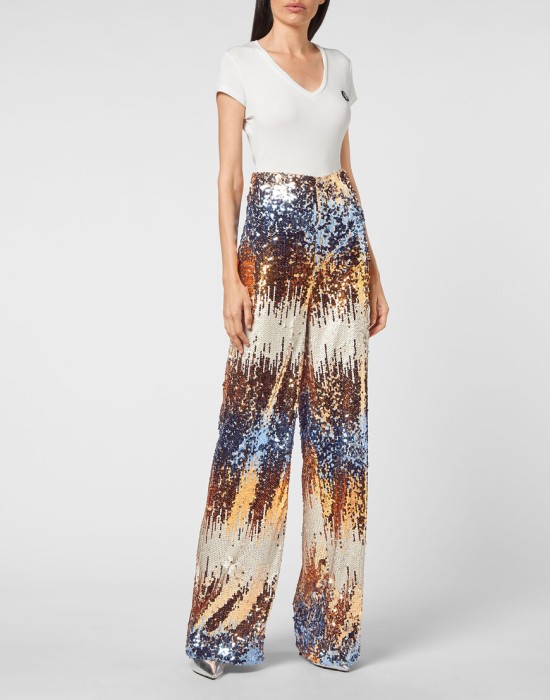 брюки прямые  по цене 100130 руб вид справа