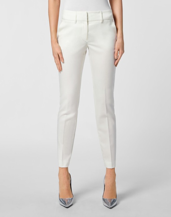 брюки прямые  от бренда philipp plein вид слева