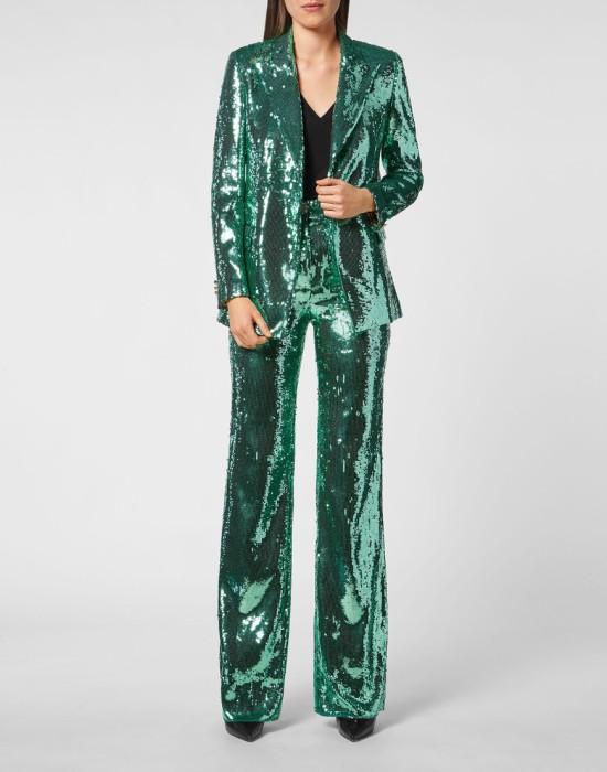 брюки прямые  по цене 72355 руб вид справа