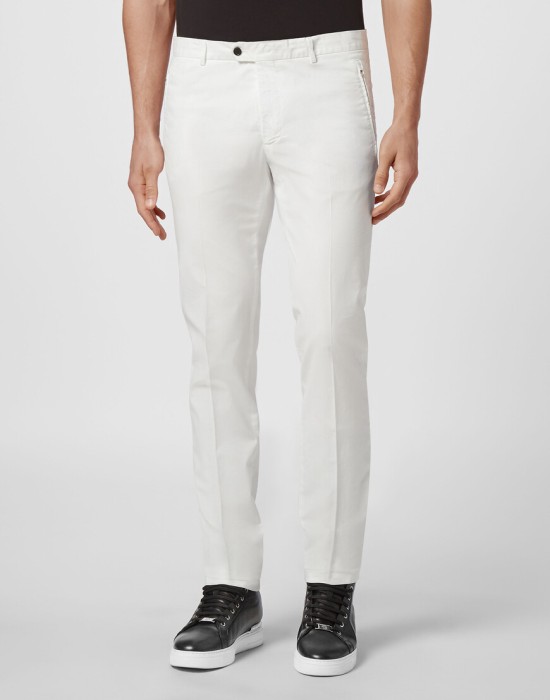 брюки прямые  от бренда philipp plein вид слева