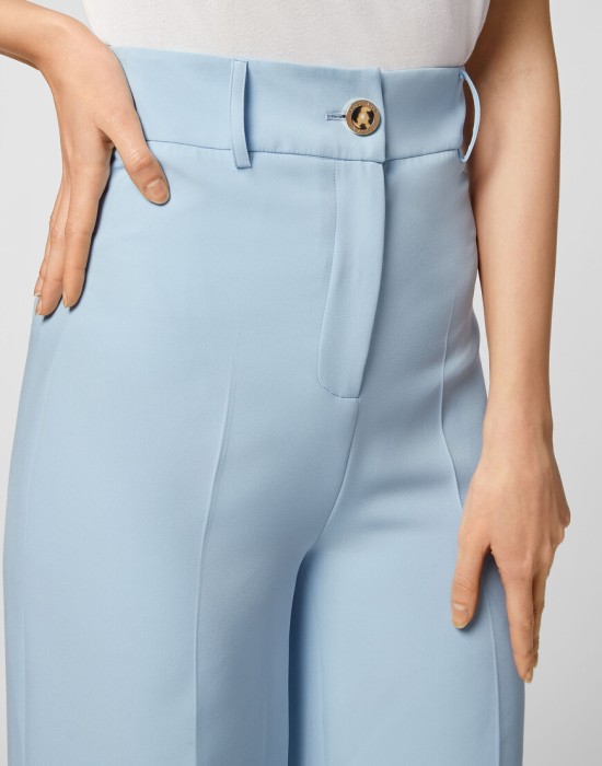 брюки прямые  из проверенных материалов спереди