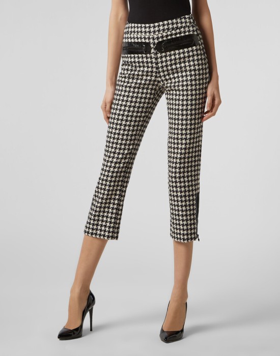 брюки прямые  от бренда philipp plein вид слева