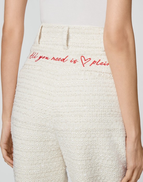 брюки прямые  из проверенных материалов спереди