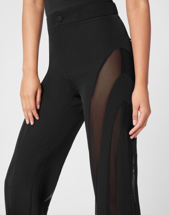 брюки прямые  из проверенных материалов спереди