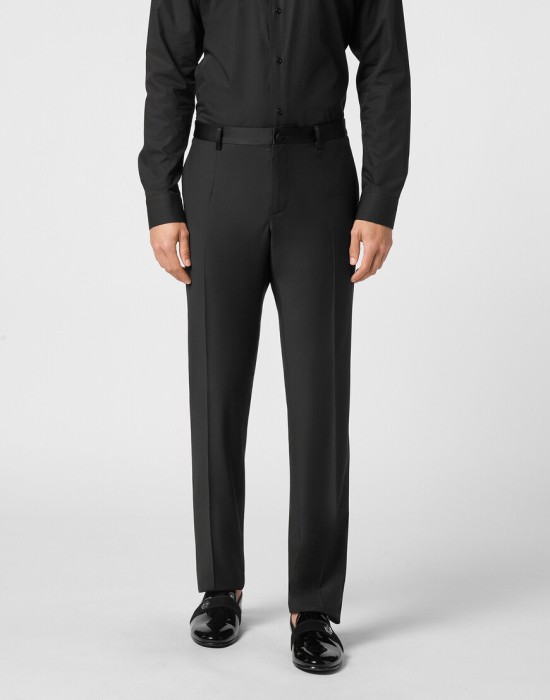 брюки прямые  от бренда philipp plein вид слева