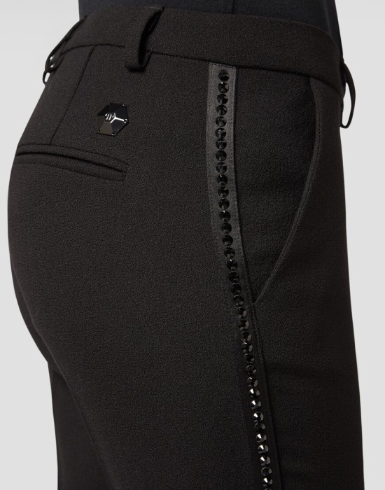 брюки прямые  из проверенных материалов спереди