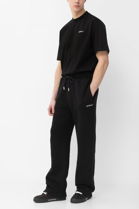 брюки спорт  из хлопка спереди