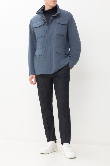 брюки спорт  из хлопка спереди