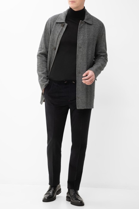 брюки спорт  из хлопка спереди