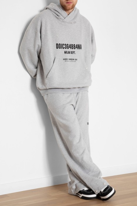 брюки спорт  из хлопка спереди