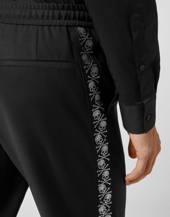 брюки спортивные  из америки вид сбоку