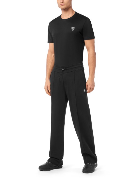 брюки спортивные  из италии вид сбоку