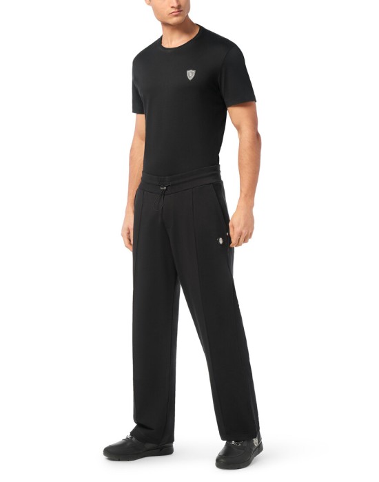 брюки спортивные  из италии вид сбоку