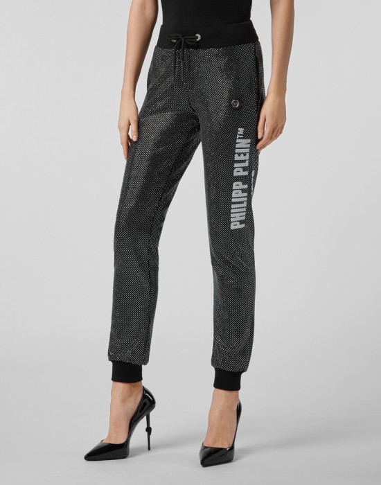 брюки спортивные  от бренда philipp plein вид слева