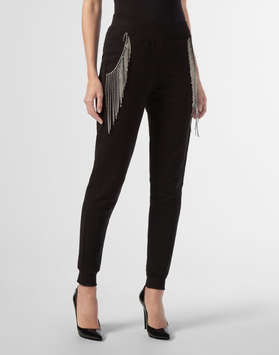 брюки спортивные  от бренда philipp plein вид слева