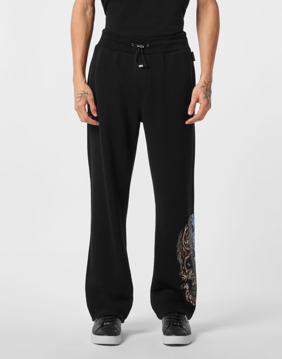 брюки спортивные  от бренда philipp plein вид слева