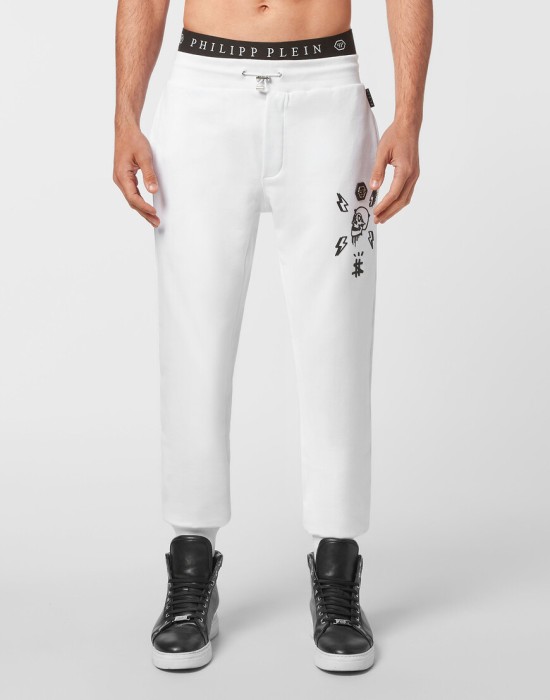 брюки спортивные  от бренда philipp plein вид слева