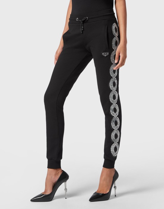 брюки спортивные  от бренда philipp plein вид слева