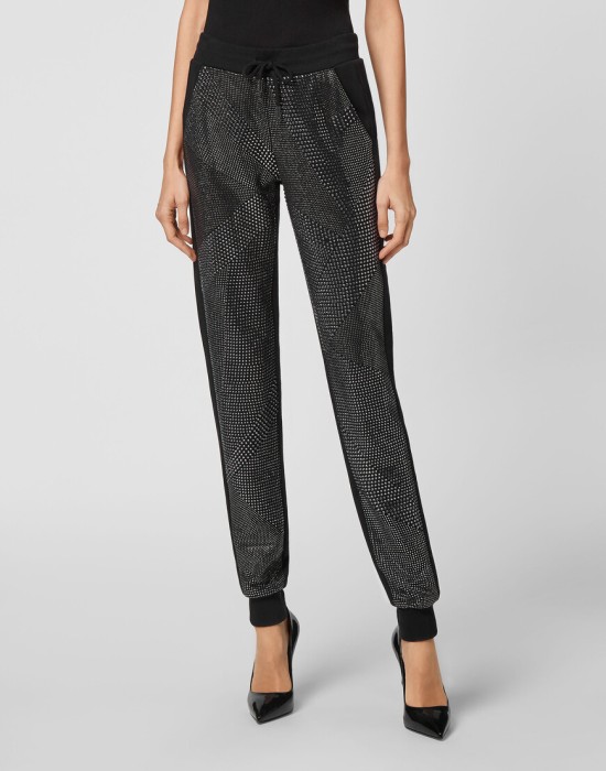 брюки спортивные  от бренда philipp plein вид слева