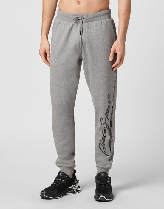 брюки спортивные  от бренда plein sport вид слева