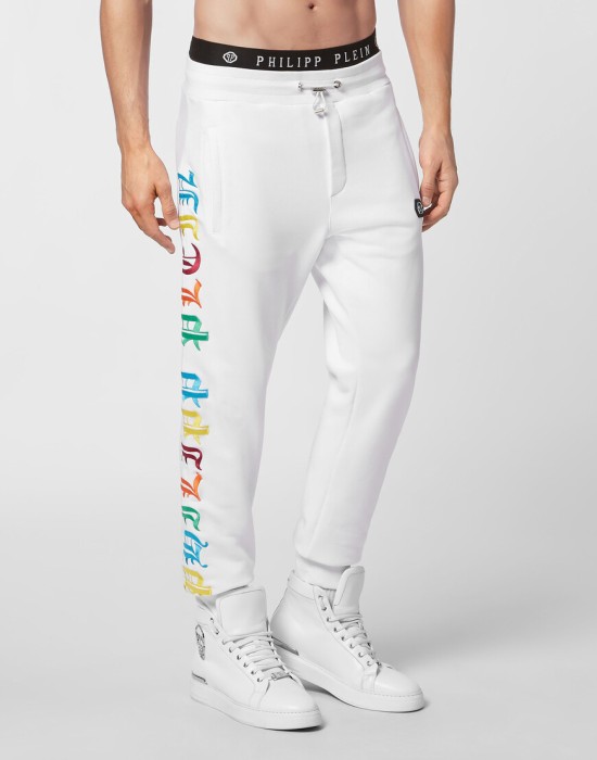 брюки спортивные  от бренда philipp plein вид слева