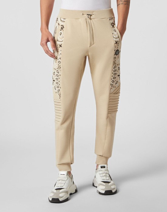 брюки спортивные  от бренда philipp plein вид слева