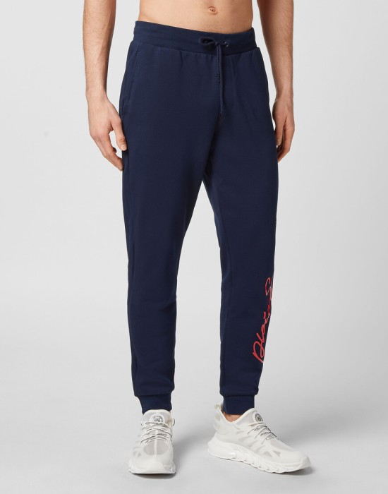 брюки спортивные  от бренда plein sport вид слева