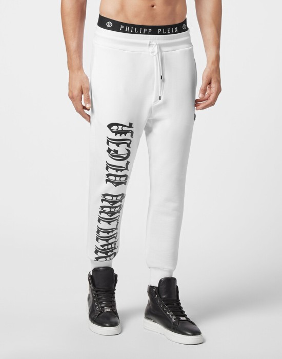 брюки спортивные  от бренда philipp plein вид слева