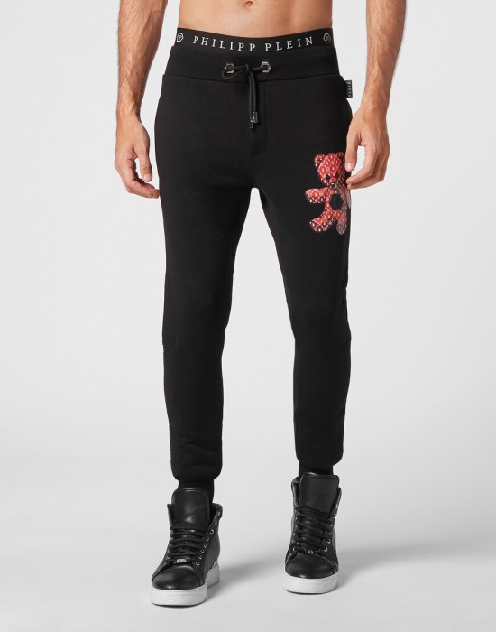 брюки спортивные  от бренда philipp plein вид слева
