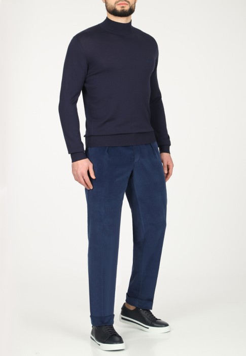 брюки велюровые  от бренда stefano ricci вид слева