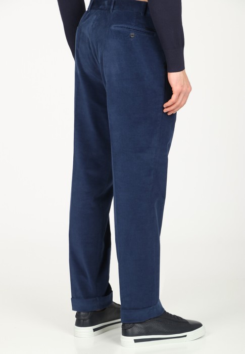 брюки велюровые  из англии вид сбоку