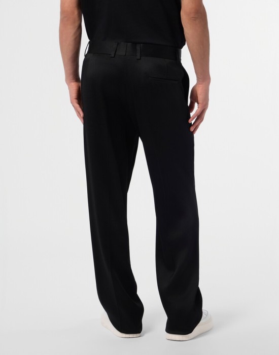 брюки зауженные  из италии вид сбоку