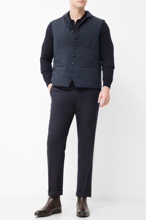 брюки  из хлопка спереди