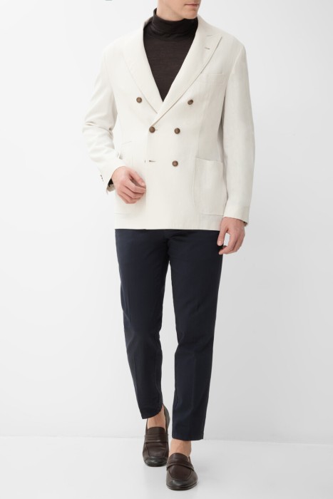 брюки  из хлопка спереди