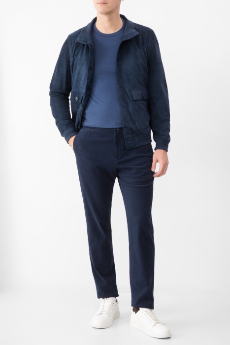 брюки  из хлопка спереди