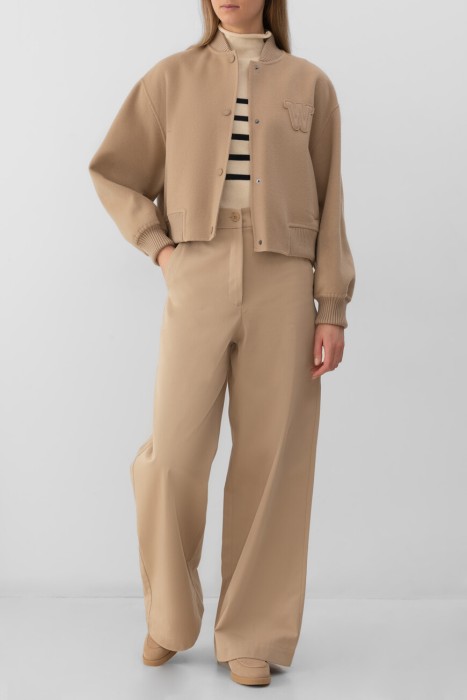 брюки  из хлопка спереди