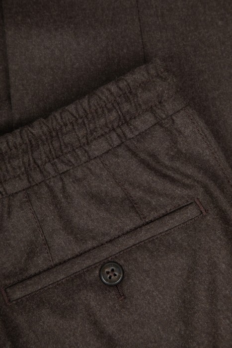 брюки  для взрослого возраста с изнаночной стороны