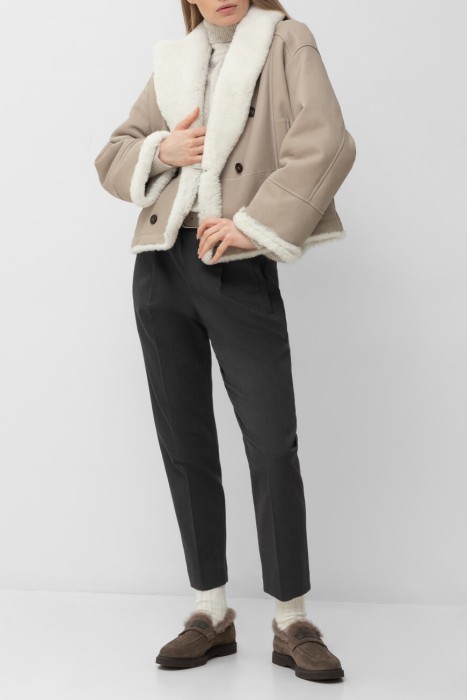 брюки  из хлопка спереди