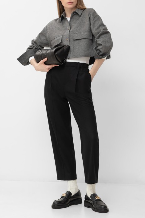 брюки  из шерсти спереди